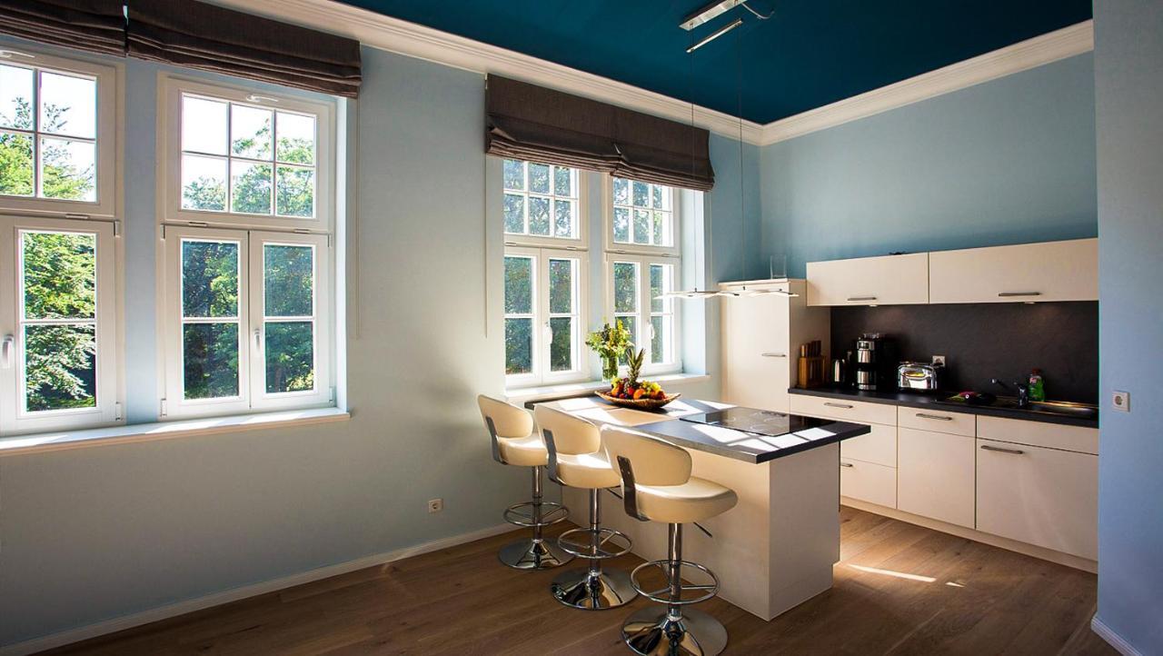 Parkresidenz Lychen, Ferienwohnung 4 Bagian luar foto